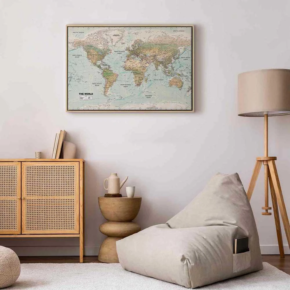Artgeist Paveikslas - World Map: Beautiful World