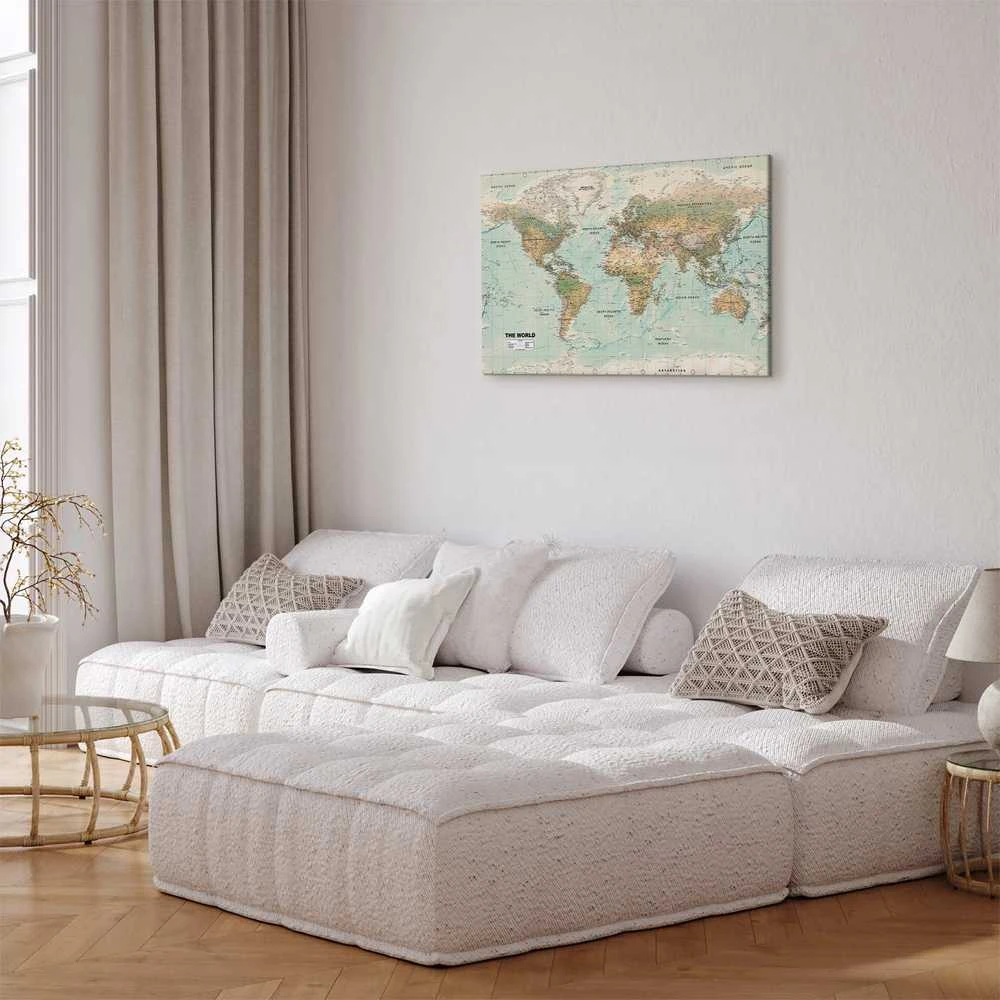 Artgeist Paveikslas - World Map: Beautiful World