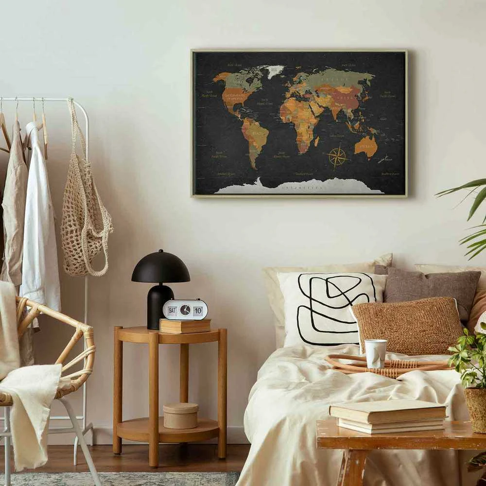 Artgeist Paveikslas - World Map: Secrets of the Earth