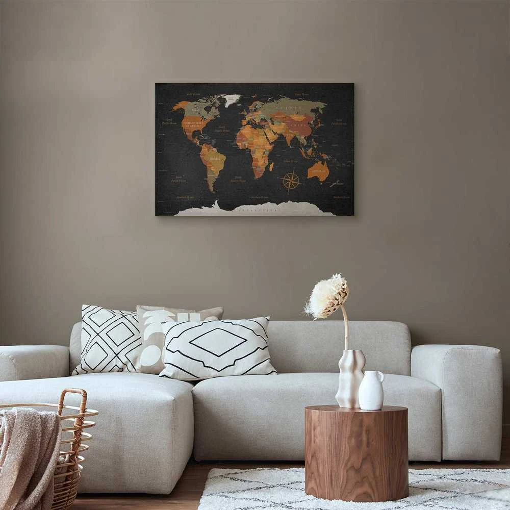Artgeist Paveikslas - World Map: Secrets of the Earth