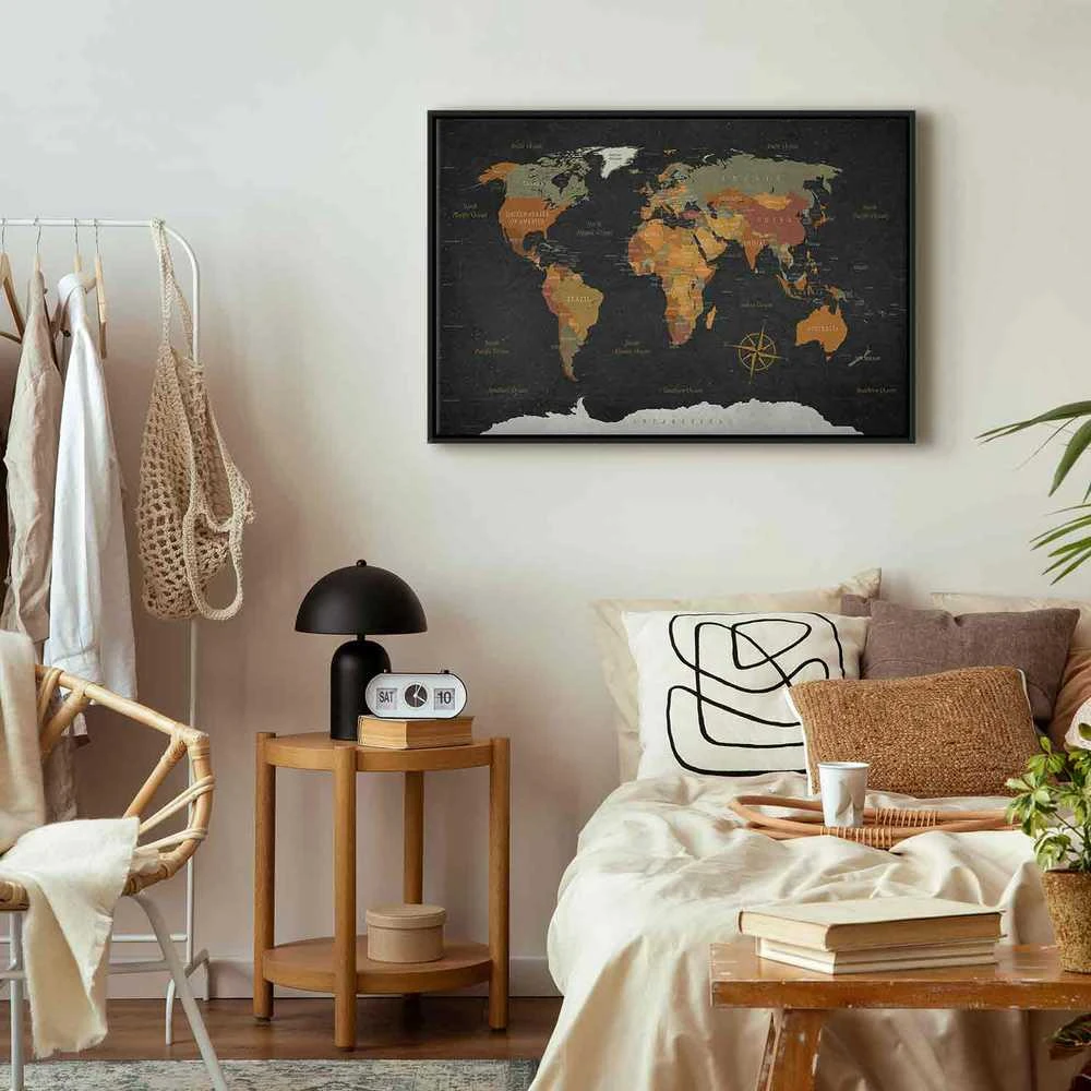 Artgeist Paveikslas - World Map: Secrets of the Earth