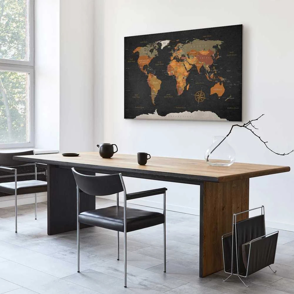 Artgeist Paveikslas - World Map: Secrets of the Earth