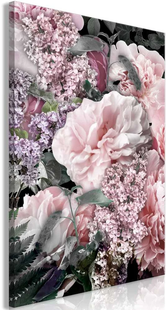 Artgeist Paveikslas - Among Flowers (1-part) - Blooming Plants in Nature's Colors