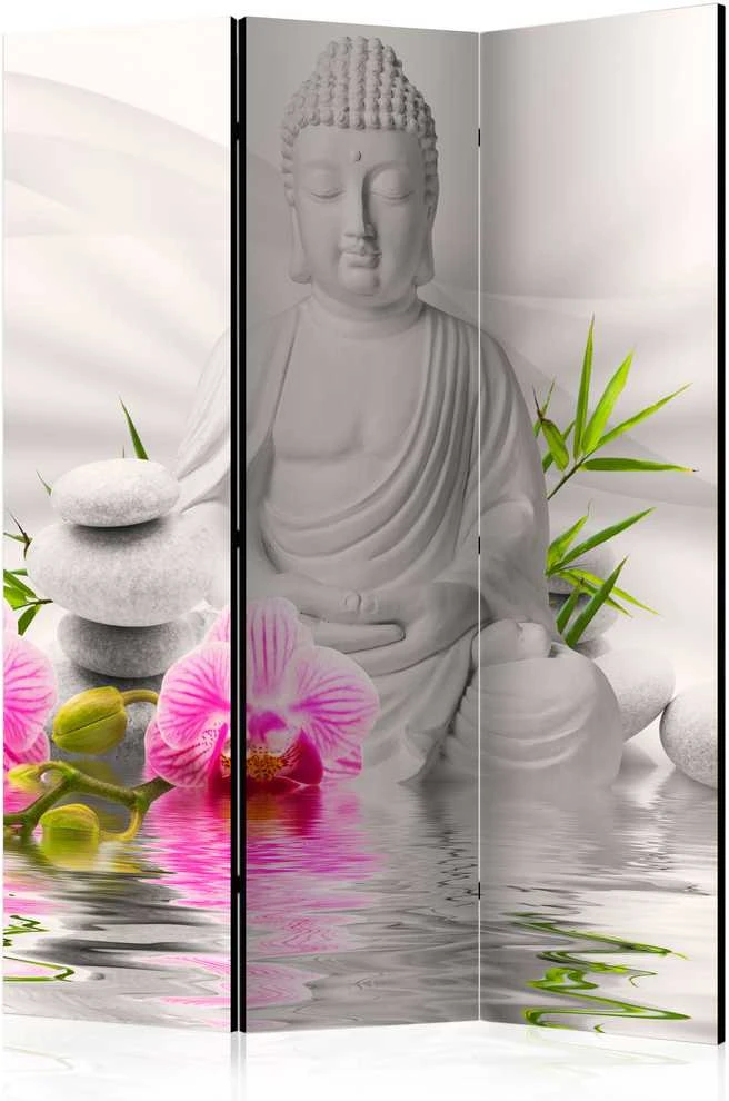 Artgeist Pertvara - Buddha and Orchids