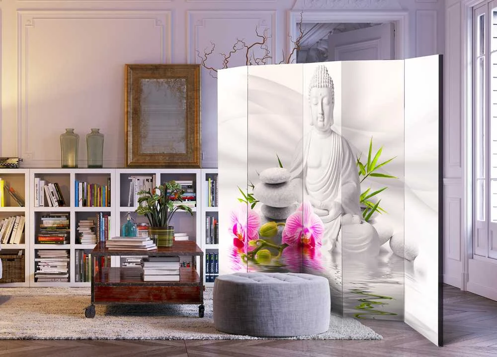 Artgeist Pertvara - Buddha and Orchids II