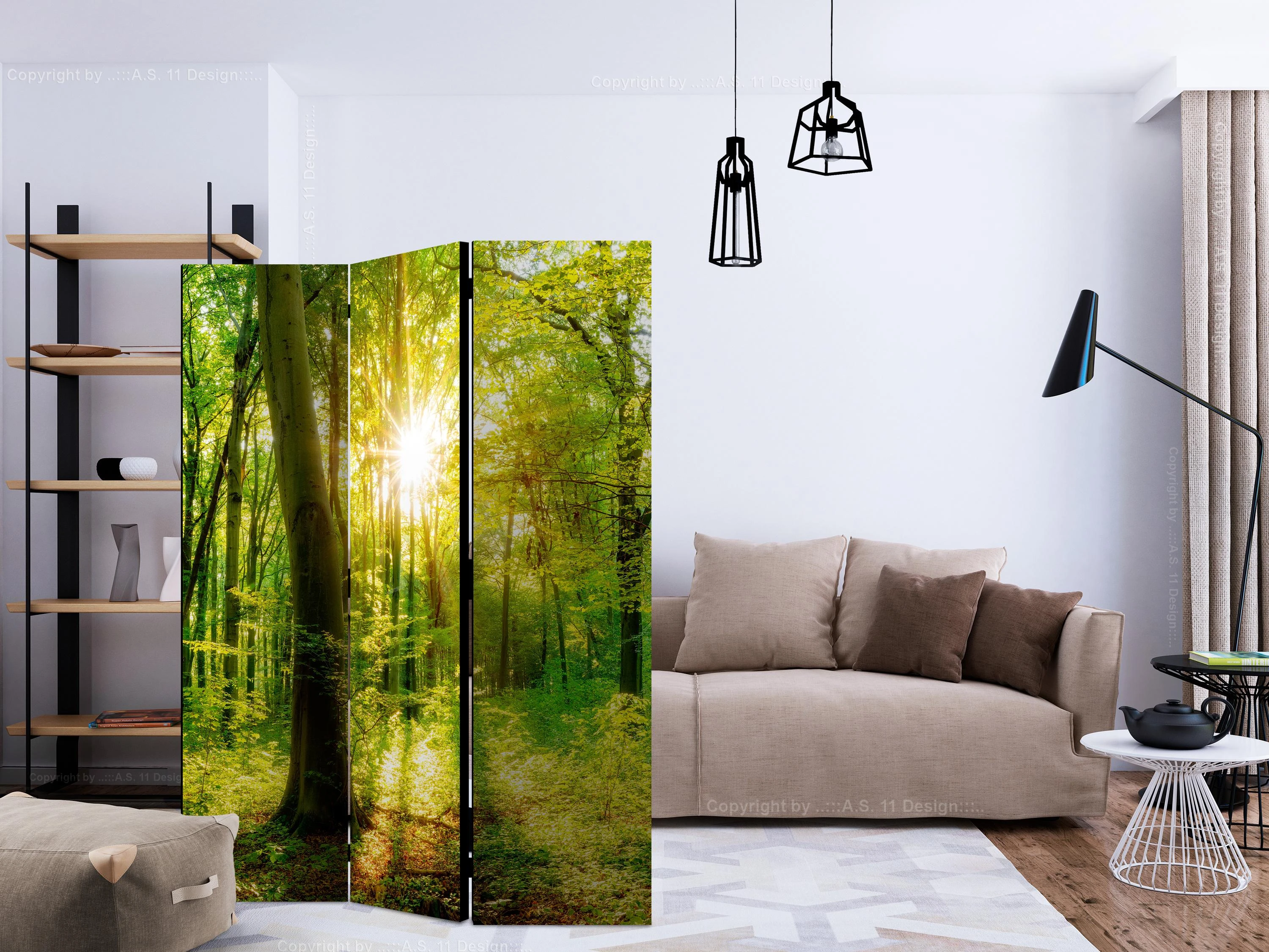 Artgeist Pertvara - Forest Rays