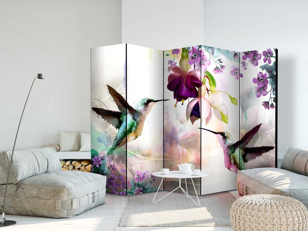 Artgeist Pertvara - Hummingbirds and Flowers II