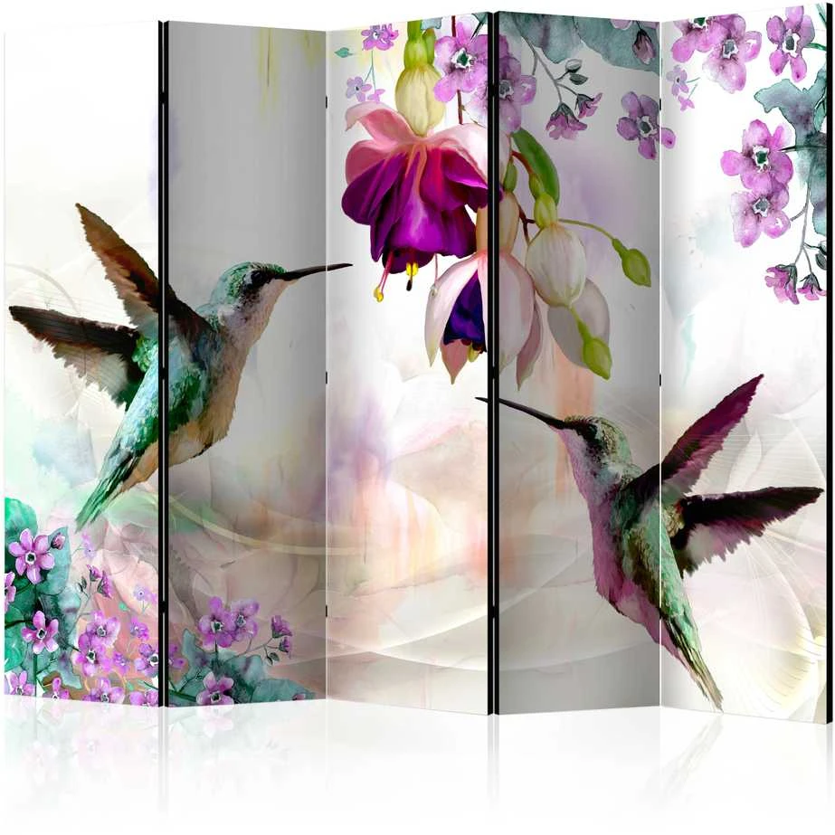 Artgeist Pertvara - Hummingbirds and Flowers II