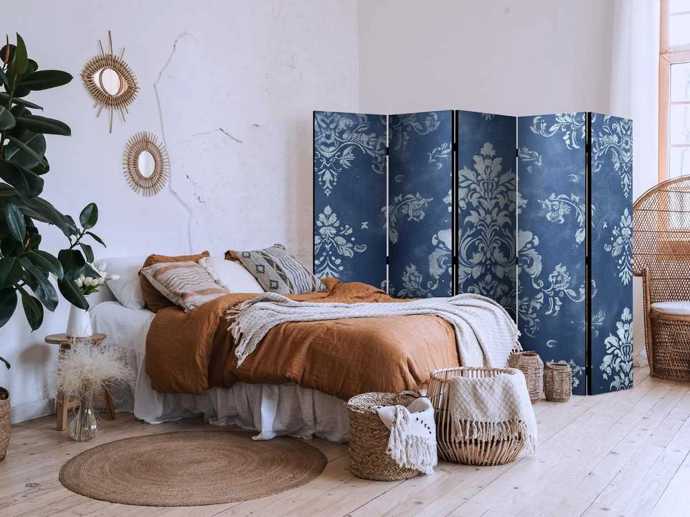 Artgeist Pertvara - Retro Ornament - Decorative Motif in Rubbed Blues