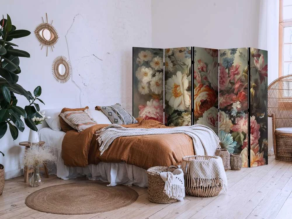 Artgeist Pertvara - Scent of Nature - Beautiful Garden Flowers in Pastel Colors