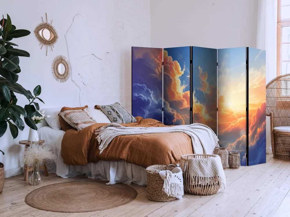 Artgeist Pertvara - Sunset Over a Cloudy Sea: A Marvelous Symphony of Colors