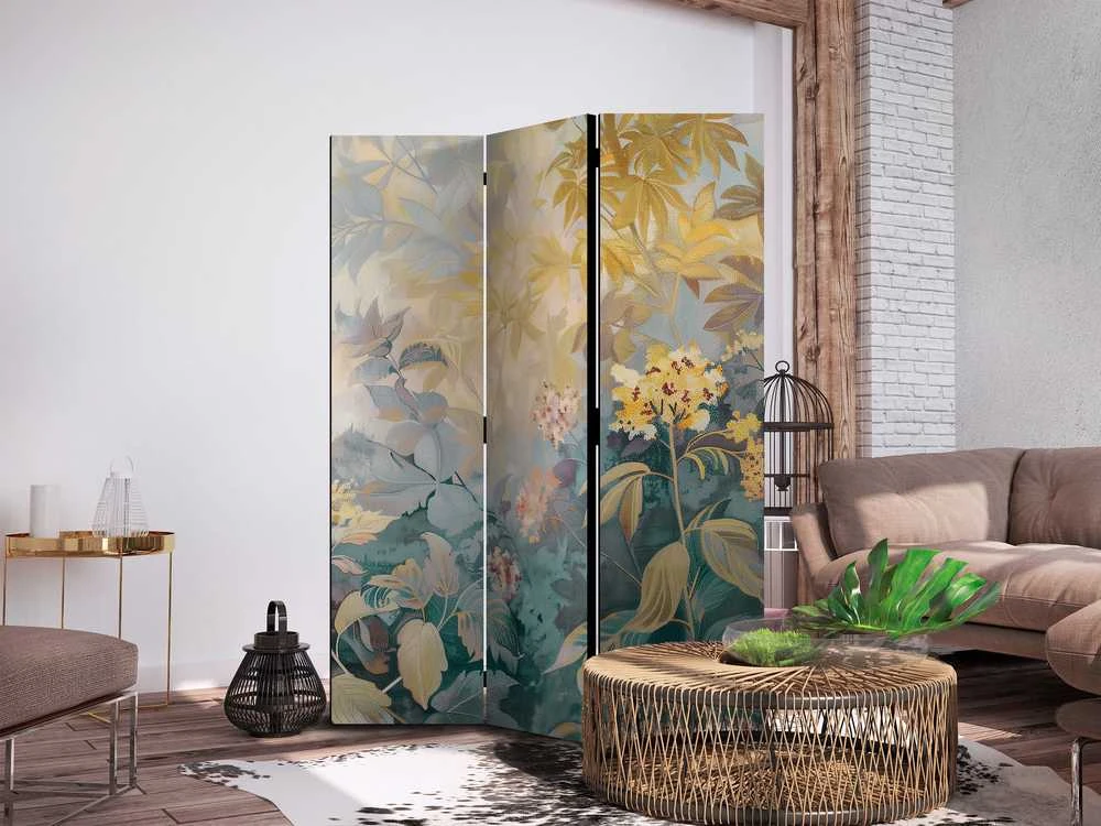 Artgeist Pertvara - Tapestry Pattern With Meadow and Flowers - Kilim With Spring Motif