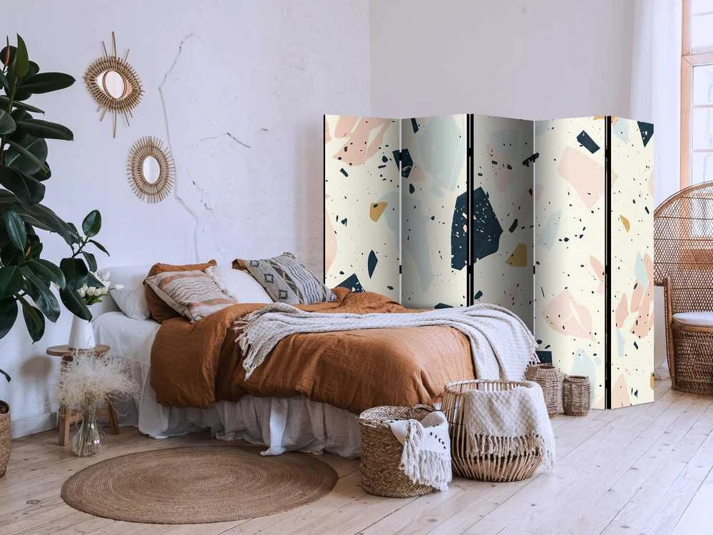 Artgeist Pertvara - Terrazzo with Large - Scaled Stones in Subdued Colors