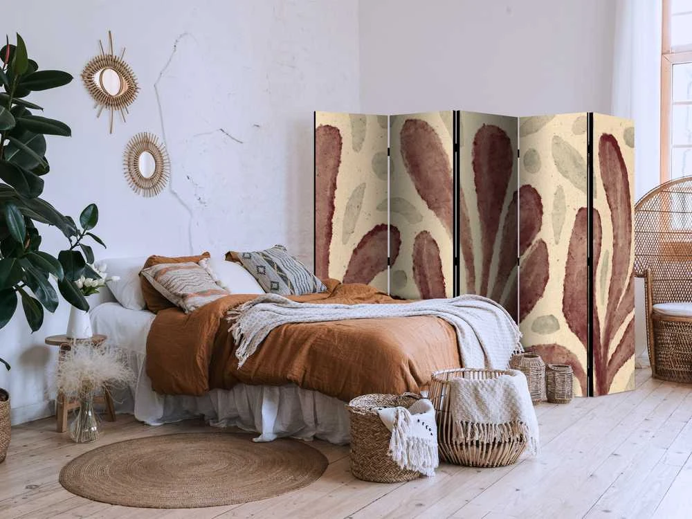 Artgeist Pertvara - Waving Leaves - Irregular Plant Shapes in the Style of Matisse