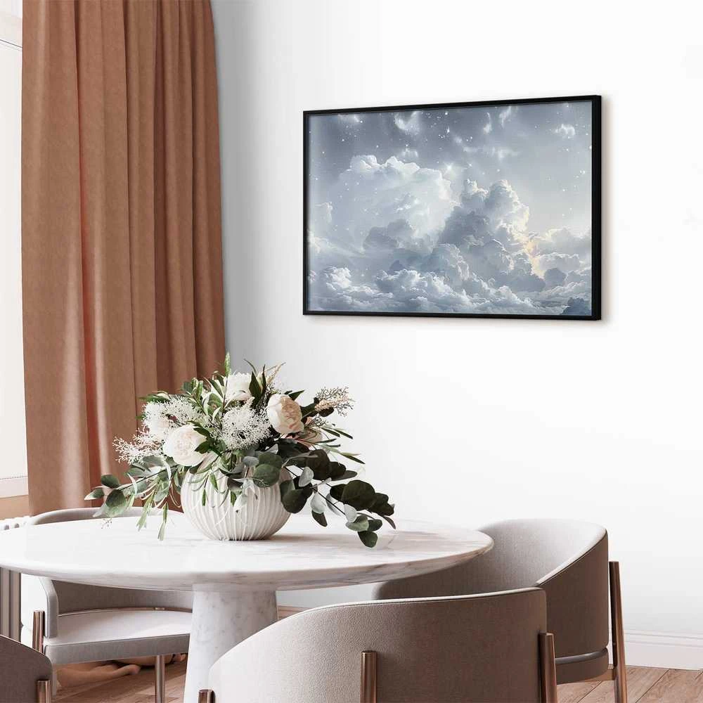 Artgeist Plakatas - Astral Calm: Stars Scattered Over Delicate Clouds
