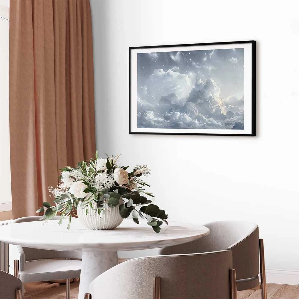Artgeist Plakatas - Astral Calm: Stars Scattered Over Delicate Clouds