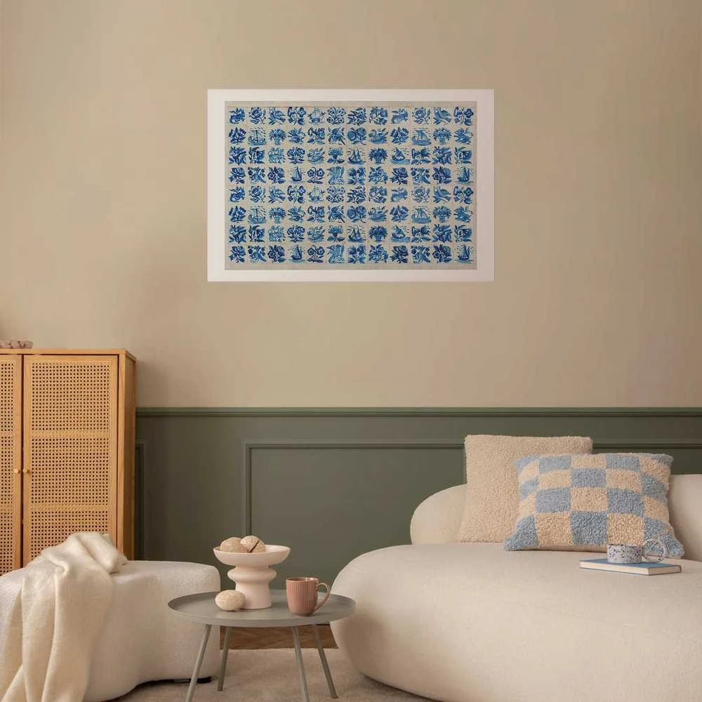 Artgeist Plakatas - Azulejos Tiles - traditional Portuguese ceramic tiles