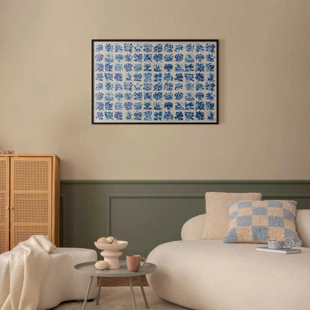 Artgeist Plakatas - Azulejos Tiles - traditional Portuguese ceramic tiles