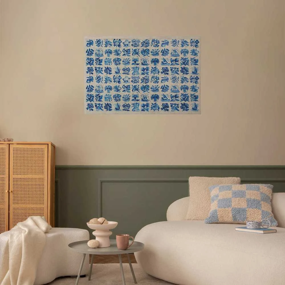 Artgeist Plakatas - Azulejos Tiles - traditional Portuguese ceramic tiles