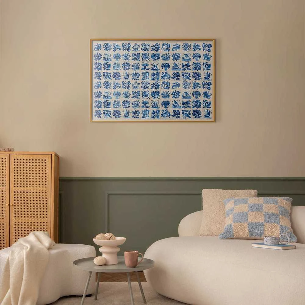 Artgeist Plakatas - Azulejos Tiles - traditional Portuguese ceramic tiles