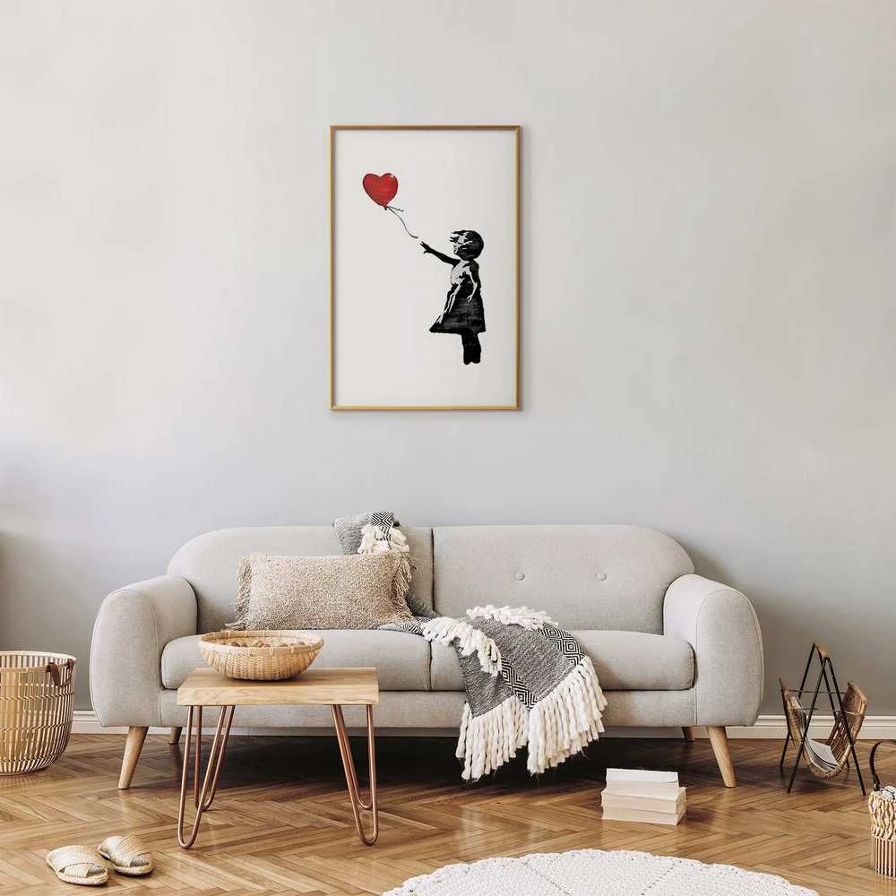 Artgeist Plakatas - Banksy: Girl with a Balloon