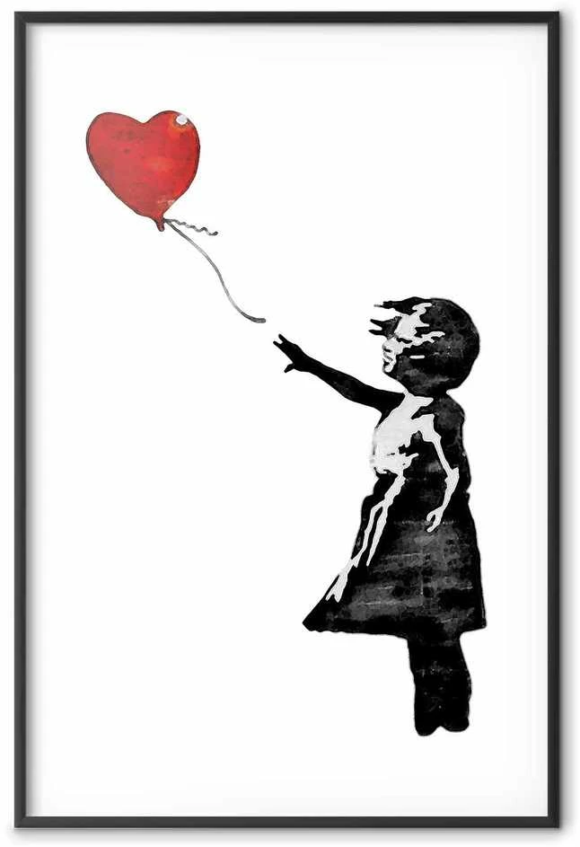 Artgeist Plakatas - Banksy: Girl with a Balloon