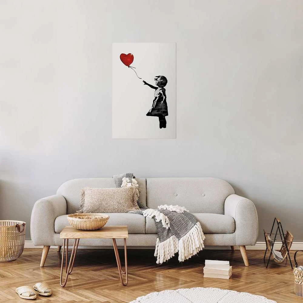 Artgeist Plakatas - Banksy: Girl with a Balloon