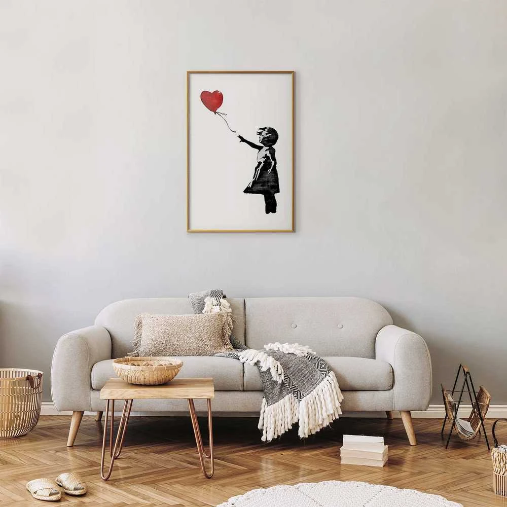 Artgeist Plakatas - Banksy: Girl with a Balloon