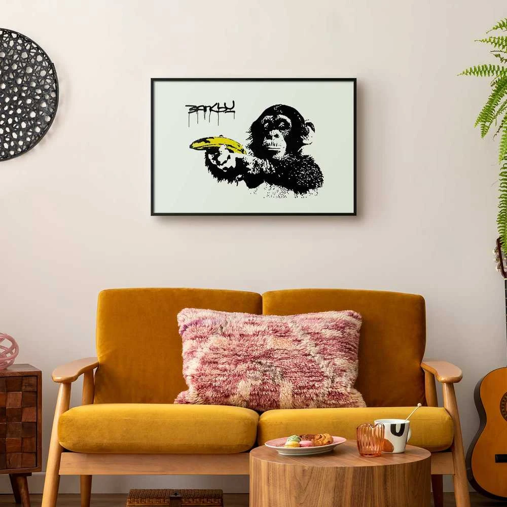 Artgeist Plakatas - Banksy: Monkey with a Banana