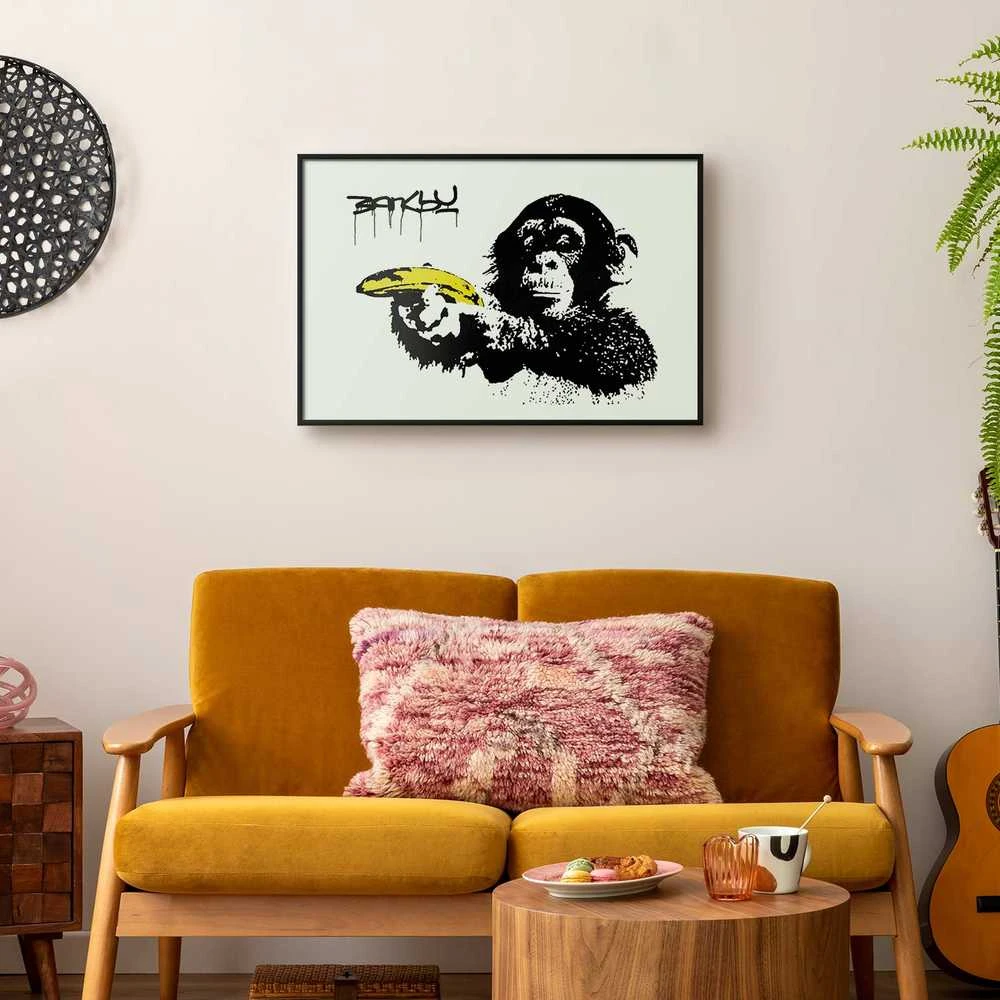 Artgeist Plakatas - Banksy: Monkey with a Banana