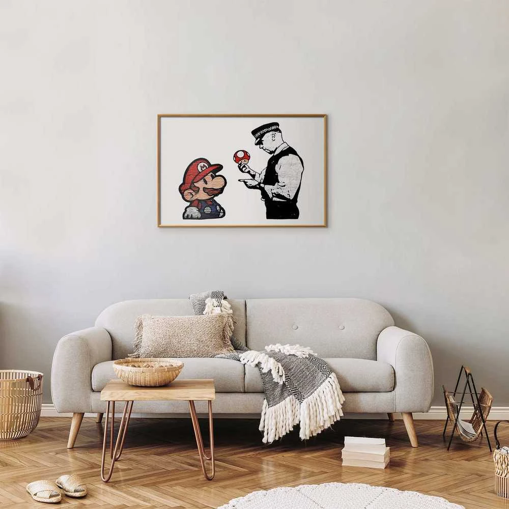 Artgeist Plakatas - Banksy: Mushroom Picker