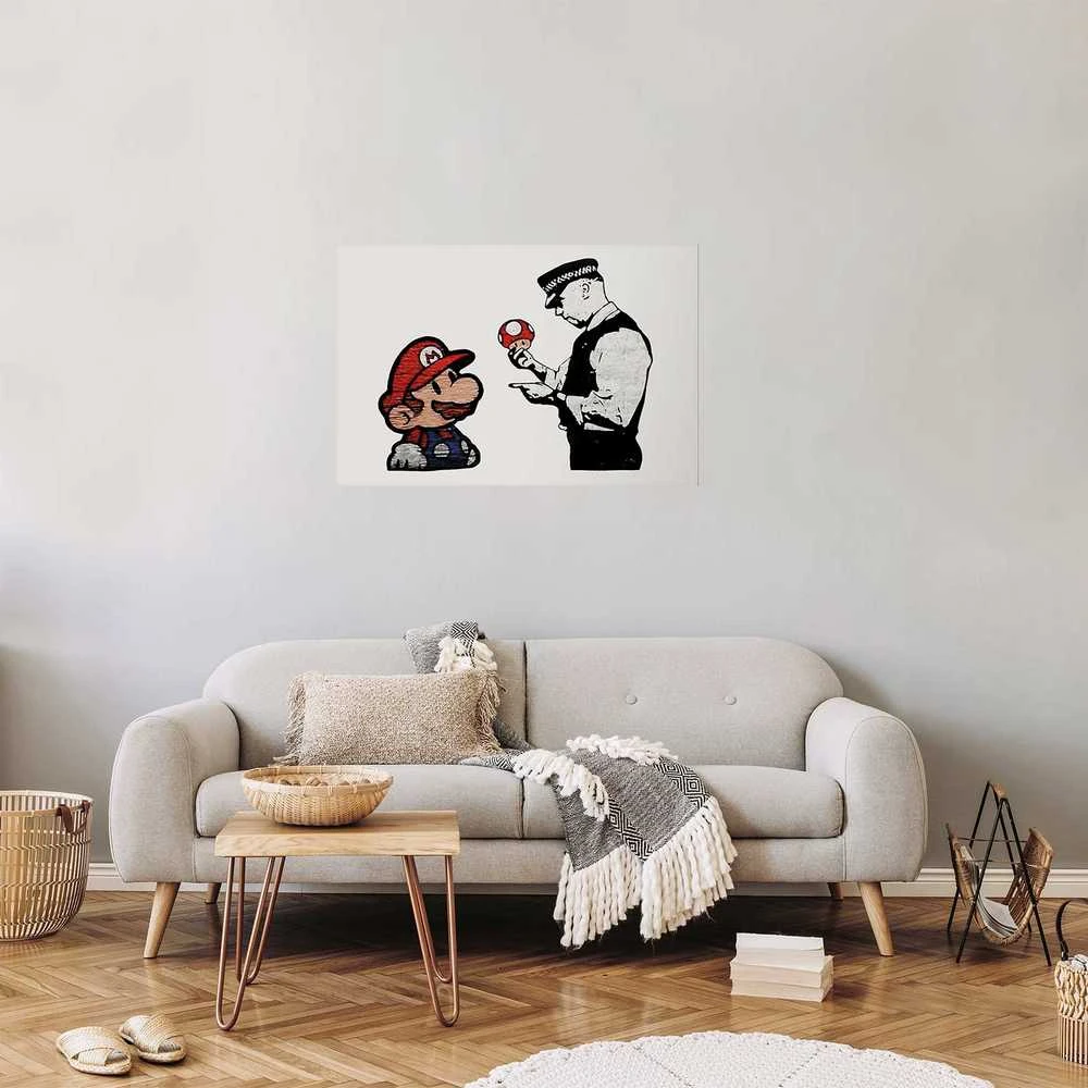 Artgeist Plakatas - Banksy: Mushroom Picker