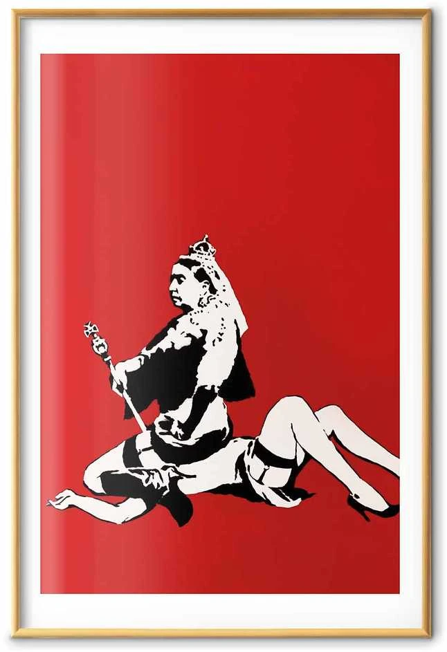 Artgeist Plakatas - Banksy: Queen Victoria