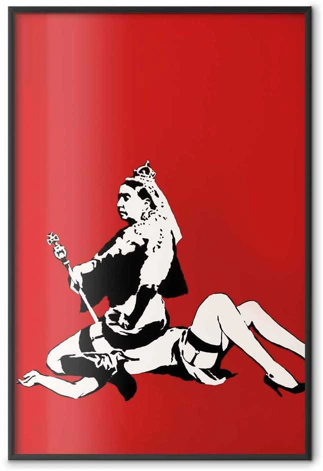 Artgeist Plakatas - Banksy: Queen Victoria