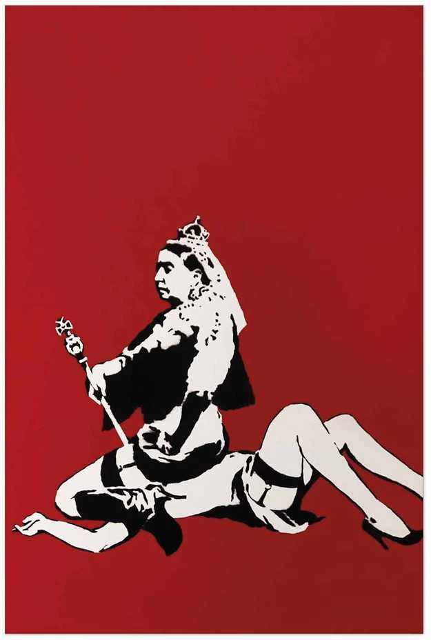 Artgeist Plakatas - Banksy: Queen Victoria