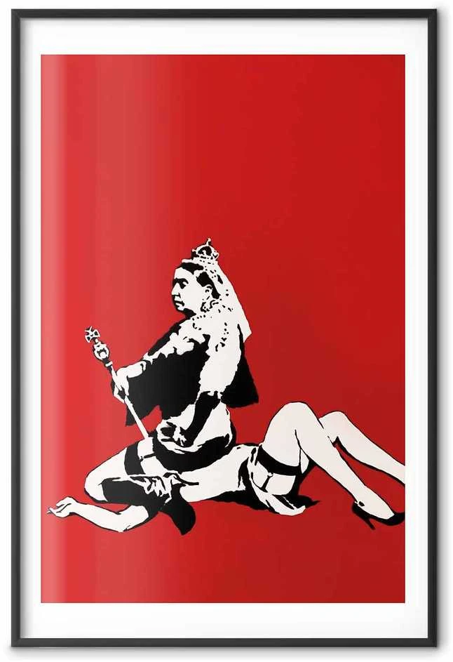 Artgeist Plakatas - Banksy: Queen Victoria
