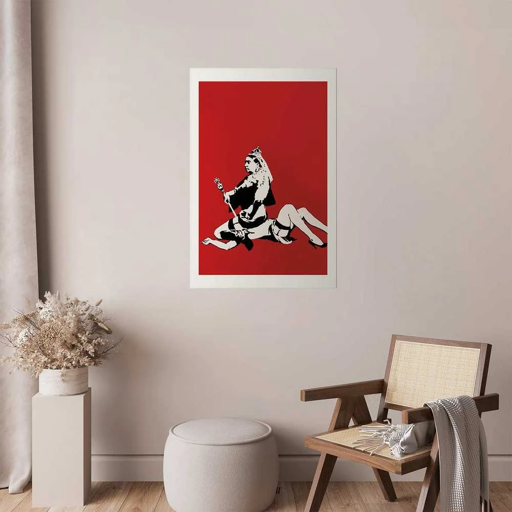 Artgeist Plakatas - Banksy: Queen Victoria