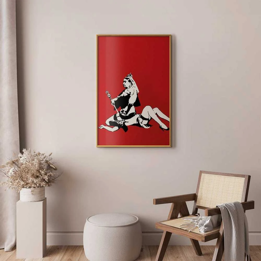 Artgeist Plakatas - Banksy: Queen Victoria