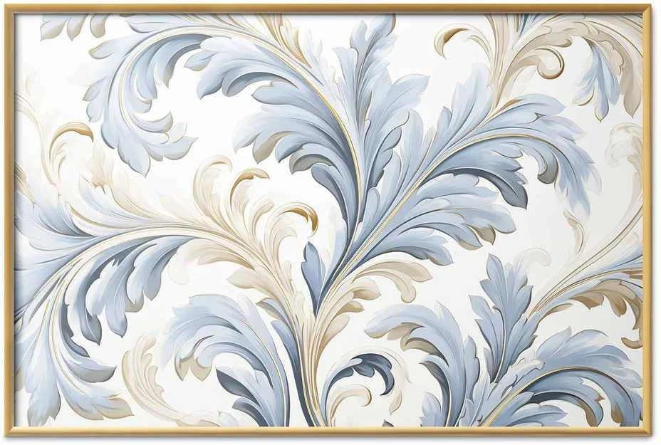 Artgeist Plakatas - Baroque Vines in Light Colors