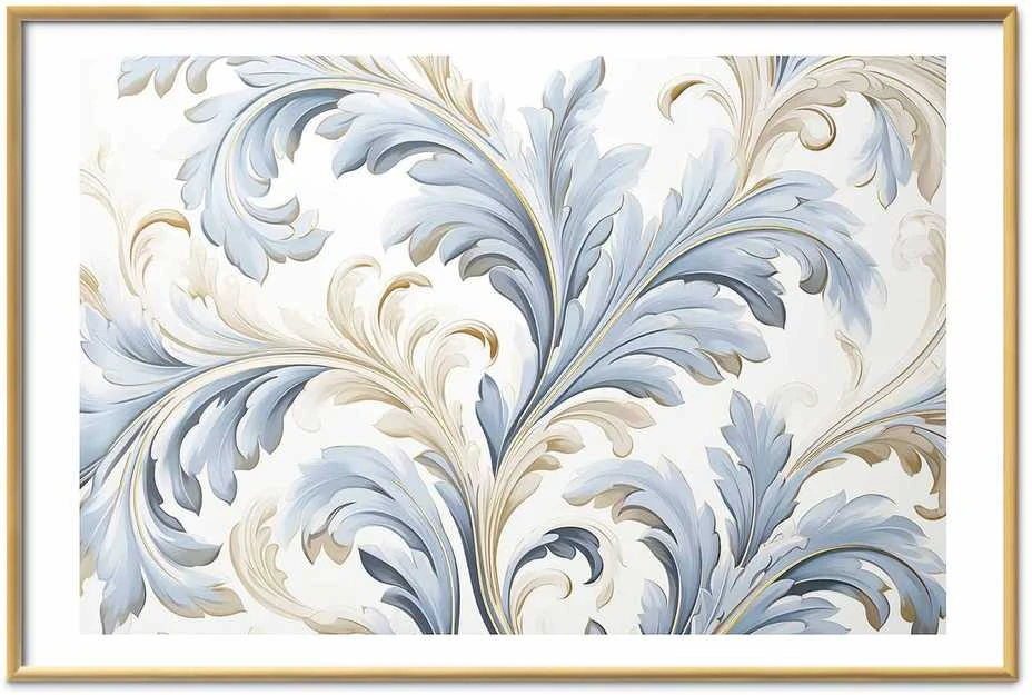 Artgeist Plakatas - Baroque Vines in Light Colors