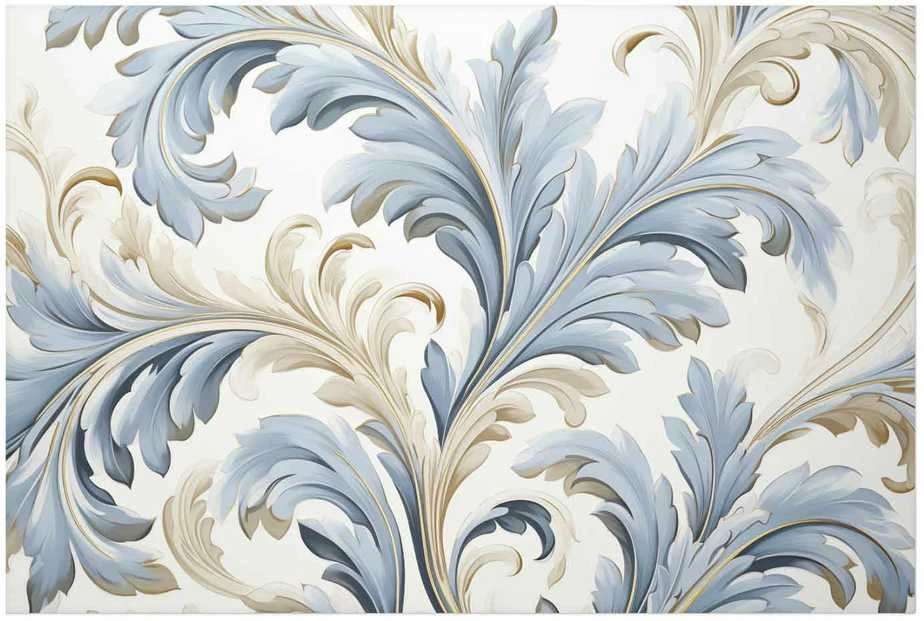 Artgeist Plakatas - Baroque Vines in Light Colors
