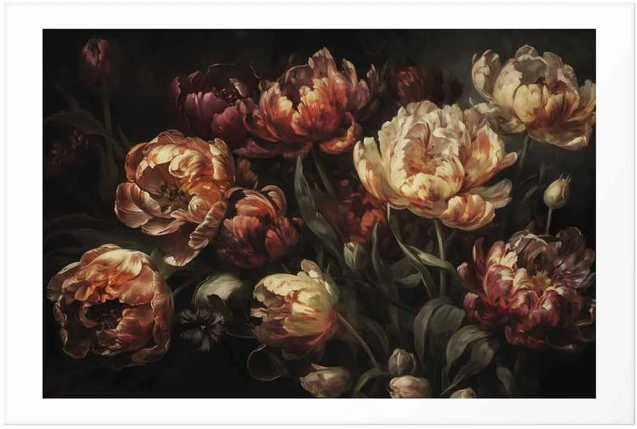 Artgeist Plakatas - Blooming Tulips