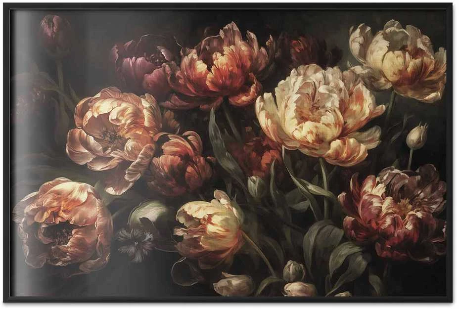 Artgeist Plakatas - Blooming Tulips