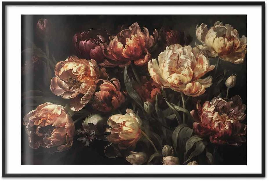 Artgeist Plakatas - Blooming Tulips