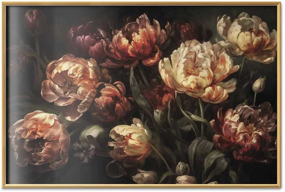 Artgeist Plakatas - Blooming Tulips
