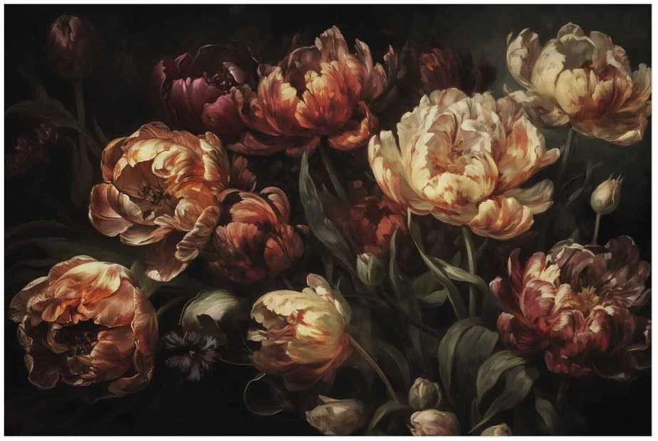 Artgeist Plakatas - Blooming Tulips