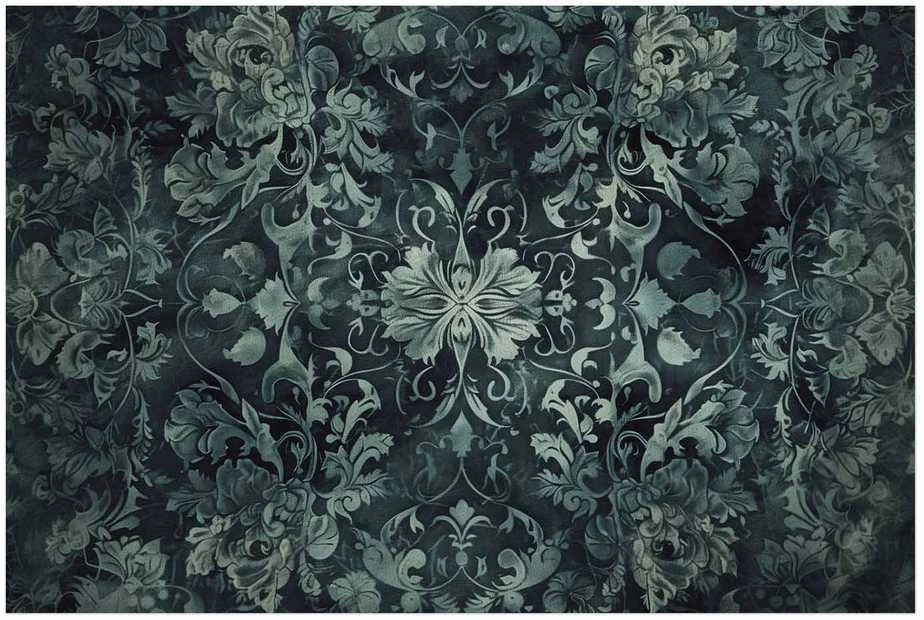 Artgeist Plakatas - Carpet Ornaments in Emerald Shades