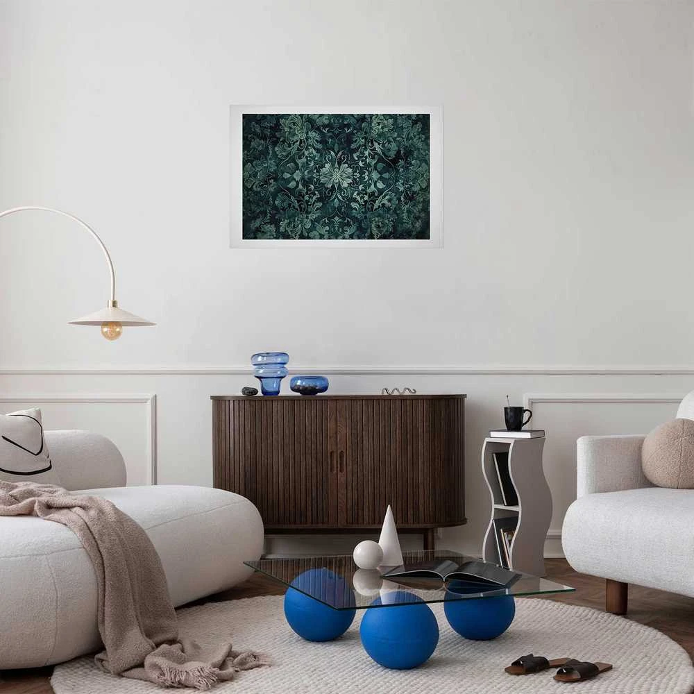 Artgeist Plakatas - Carpet Ornaments in Emerald Shades