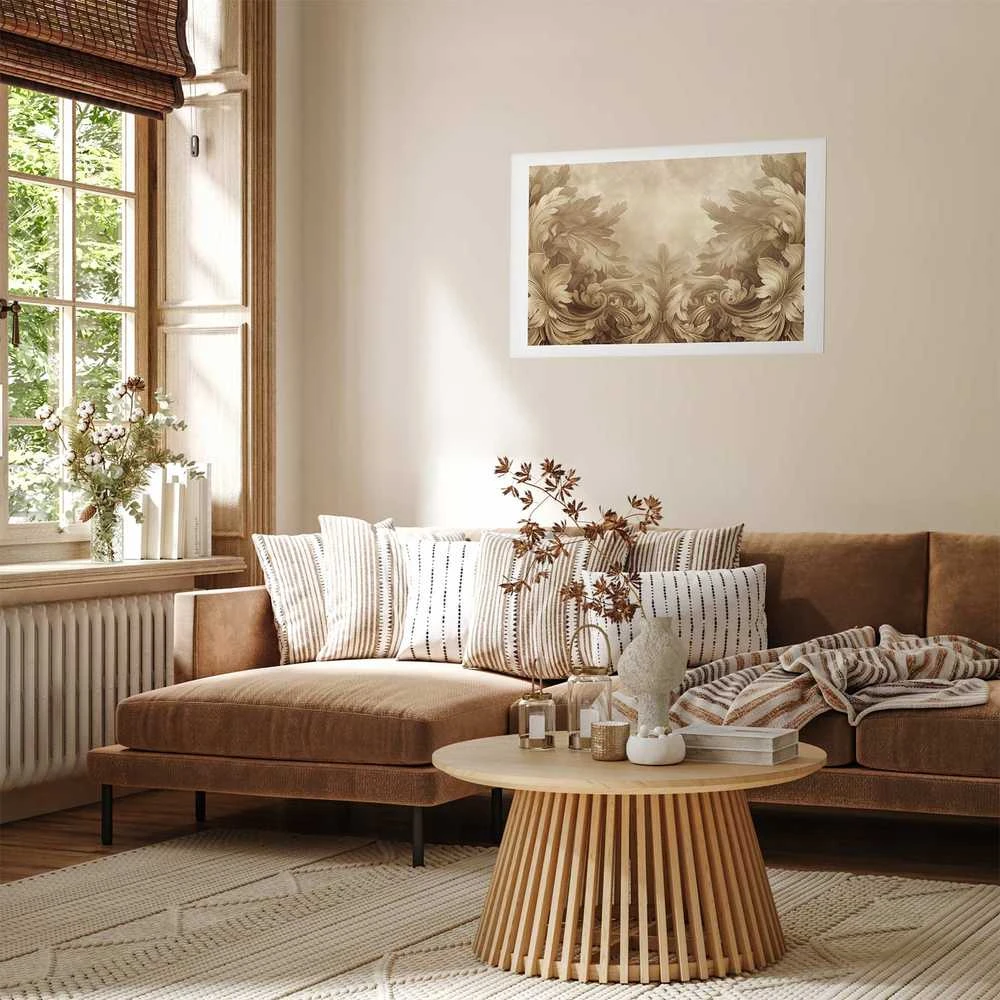 Artgeist Plakatas - Carved Ornaments in Sepia Shades