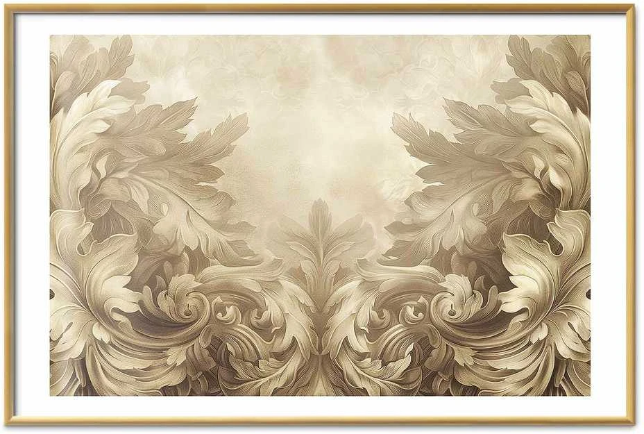 Artgeist Plakatas - Carved Ornaments in Sepia Shades